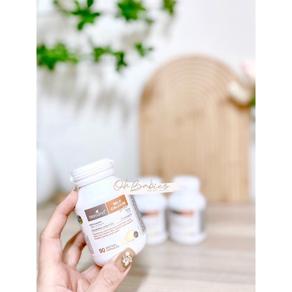 Canxi sữa Bio Island Calcium Úc 90 viên mẫu mới nhất - Hàng chính hãng đủ bill [OH BABIES]