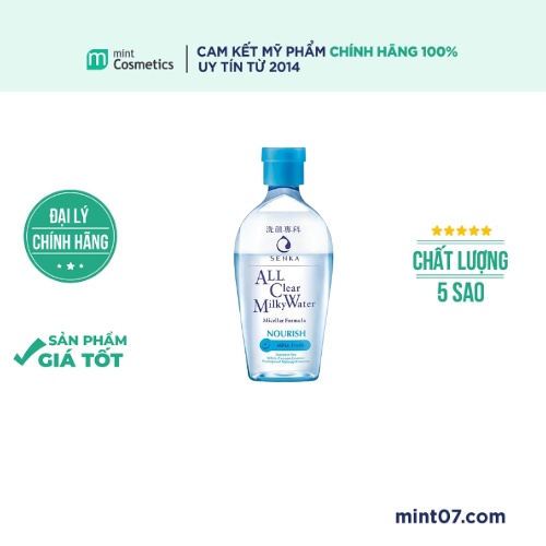 Nước Sữa Tẩy Trang Senka All Clear Milky Water 230ml