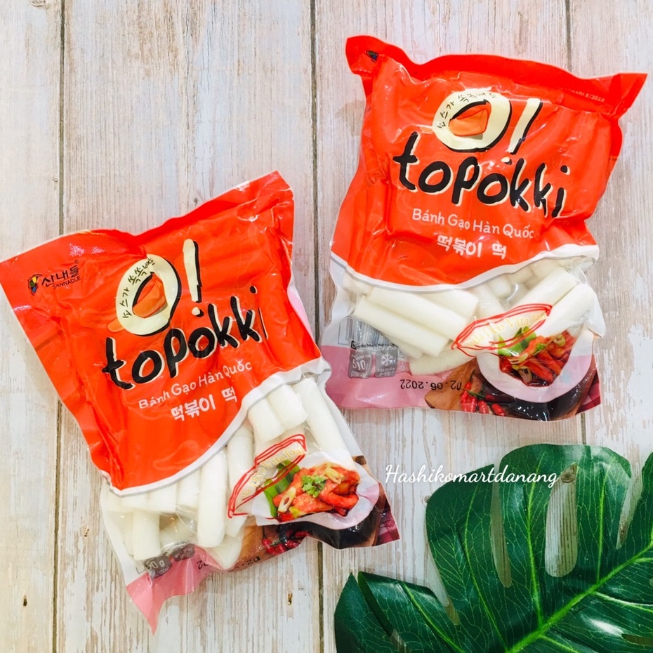 Bánh gạo truyền thống Hàn Quốc Sannadle gói 500g