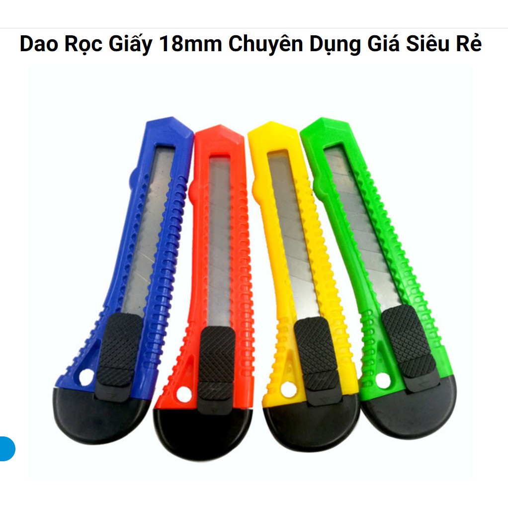 Dao Rọc Giấy Chuyên Dụng Loại Rẻ 18MM