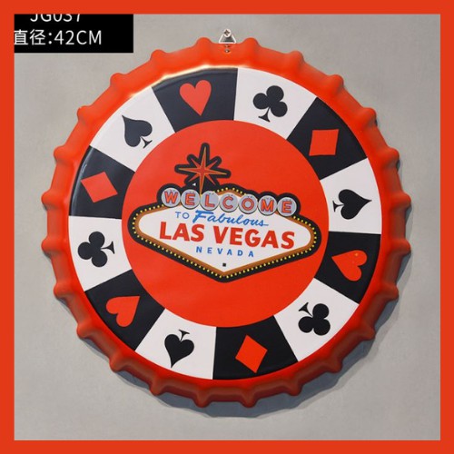 Biển Nắp Bia Trang Trí Cửa Hàng,Barber shop,Trà Chanh