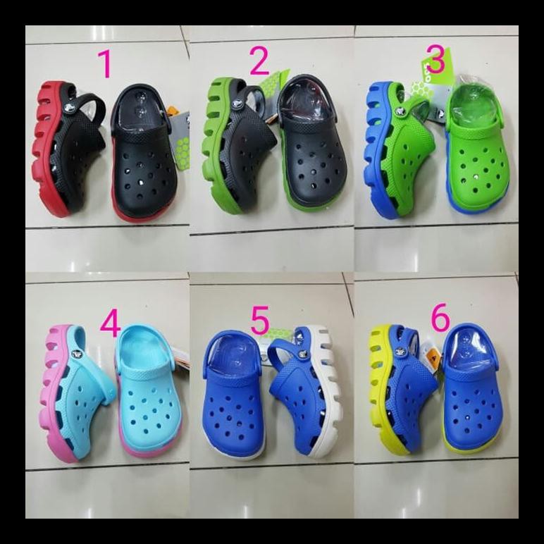 Giày Sandal Crocs Bằng Cao Su Thời Trang Cho Bé