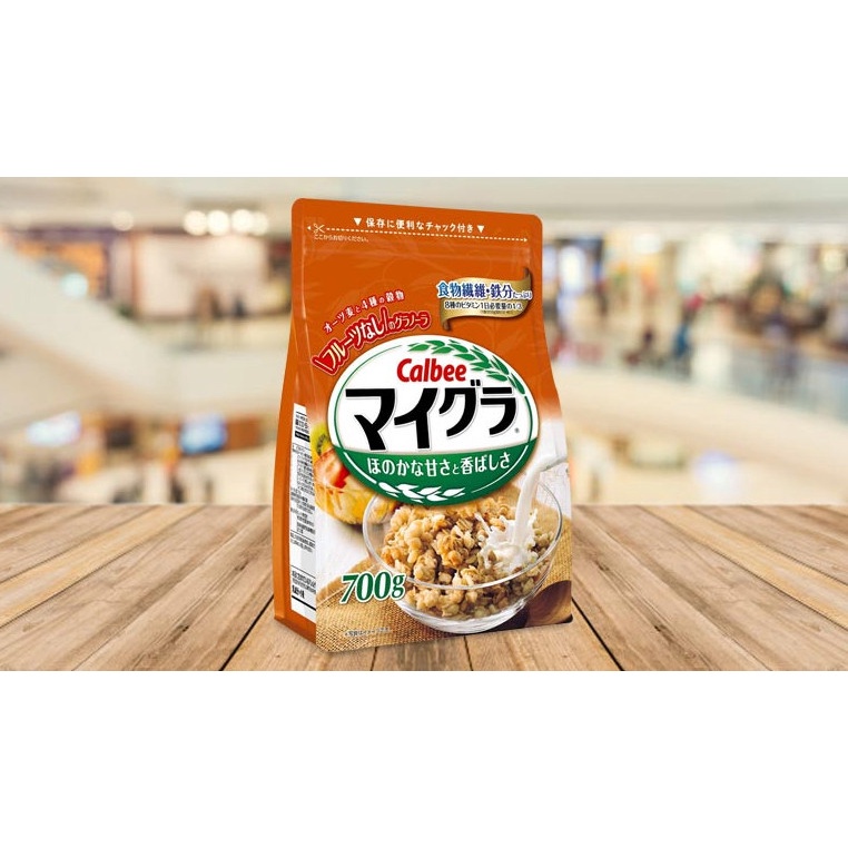 Ngũ cốc ăn sáng, Ngũ cốc dỡng Calbee Nhật bản ăn kiêng màu cam vị yến mạch, lúa mạch, lúa mì, gạo lứt, bắp-Shop Mẹ Khoai
