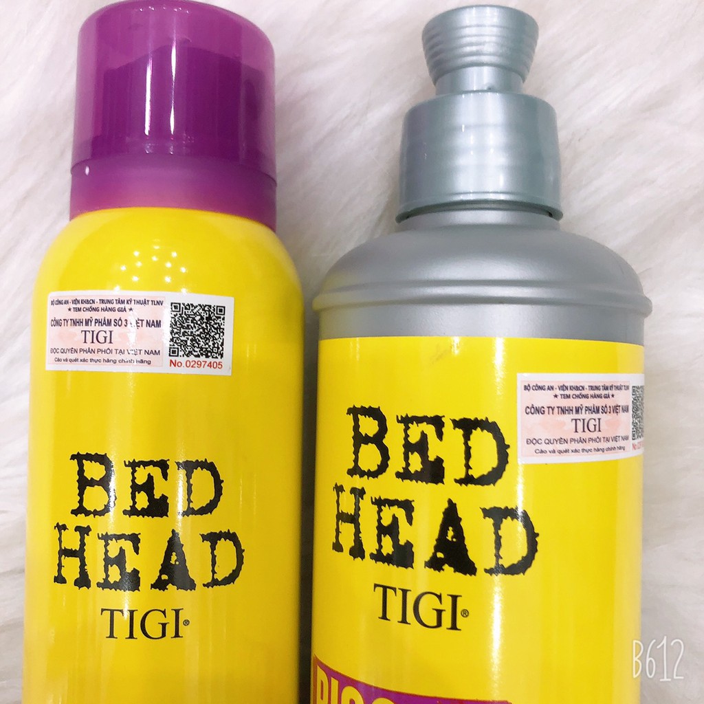 Combor Bộ gội xả tăng độ phồng cho tóc BIGGER THE BETTER VOLUME BED HEAD TIGI ( hàng chính hãng )