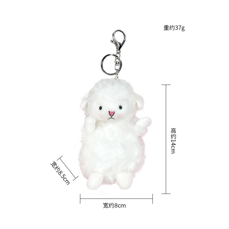 Móc khóa cừu gắn balo túi xinh xắn