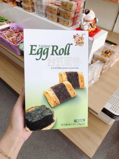 BÁNH TRỨNG CUỘN RONG BIỂN