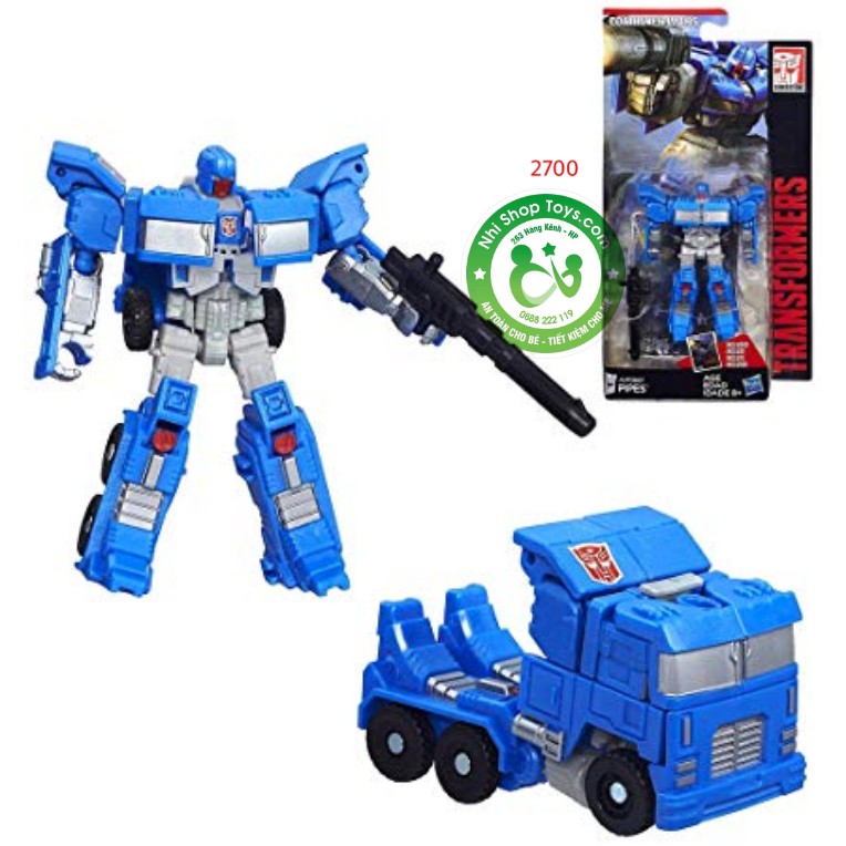 ĐỒ CHƠI MÔ HÌNH CHÍNH HẴNG HASBRO Người máy biến hình Transformers Autobot Pipes