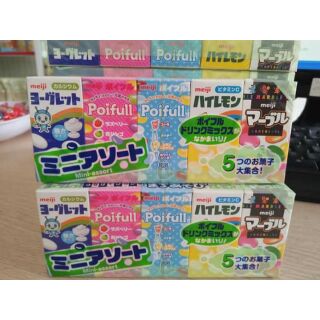 Kẹo Sữa Chua Khô Meiji vị trái cây vỉ 5 hộp