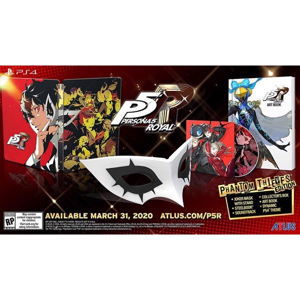 Đĩa Game PS4 : Persona 5 Royal Phantom Thieves Premium EU