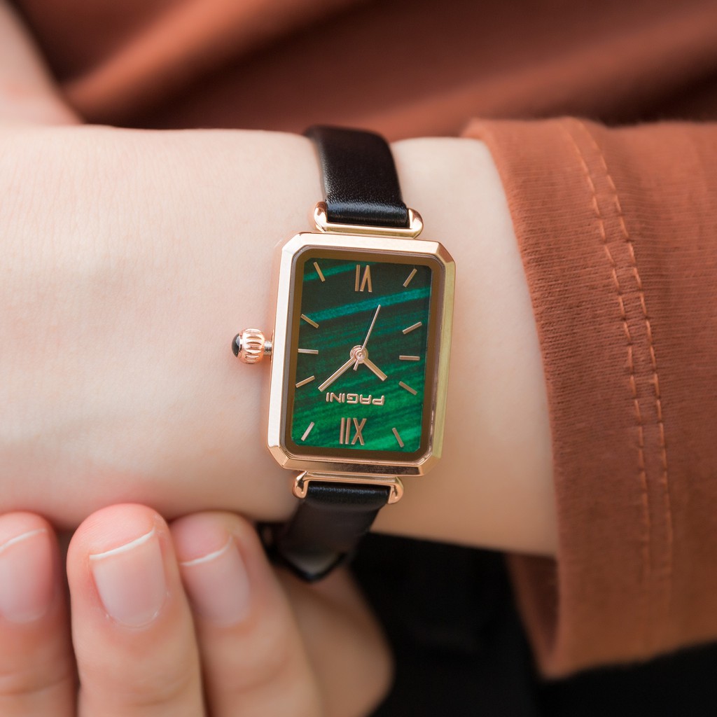 Đồng Hồ Nữ PAGINI PA6624 Mặt Chữ Nhật Dây Da Cao Cấp Mặt Kính Chống Xước, Chống Nước Tặng Kèm Pin - BH Hãng 12 Tháng | BigBuy360 - bigbuy360.vn