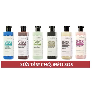 Sữa tắm SOS Chó Mèo Đủ loại chức năng theo từng màu