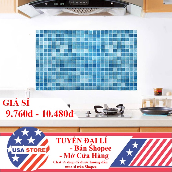 Giấy Dán Tường Cách Nhiệt Họa Tiết Giả Gạch Viên 70x40 Cm - Không Thấm Nước - Trang Trí