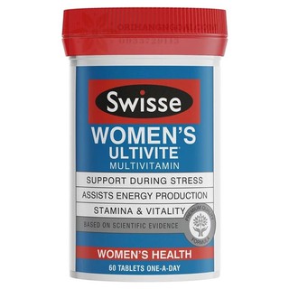 Vitamin Tổng Hợp Cho Nữ Swisse Women’s Ultivite Multivitamin, 60 viên