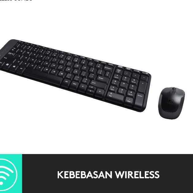 Bàn Phím + Chuột Không Dây Logitech Mk215