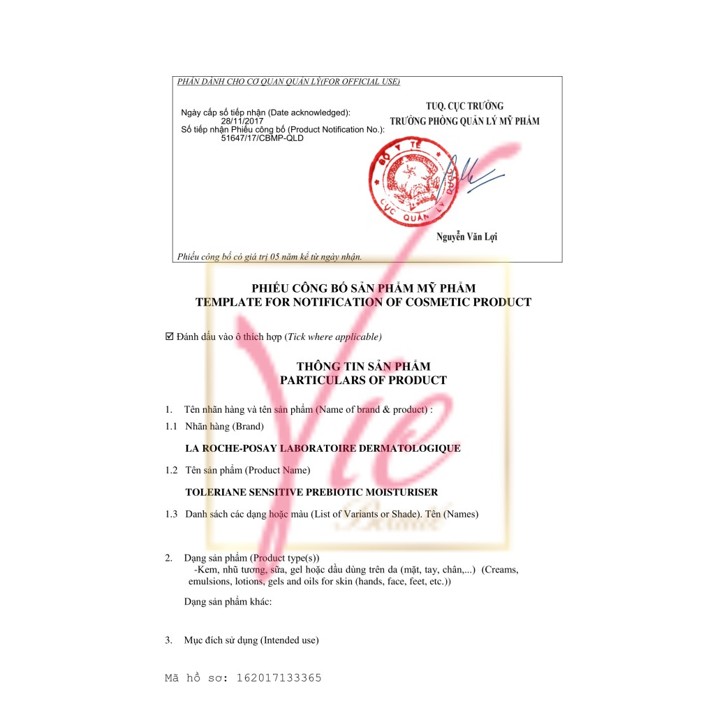 Kem Dưỡng La Roche-Posay Toleriane Sensitive Crème Moisturiser làm dịu &amp; bảo vệ cho da nhạy cảm 40ml