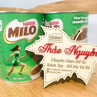 Sữa Milo Úc Hộp 450g