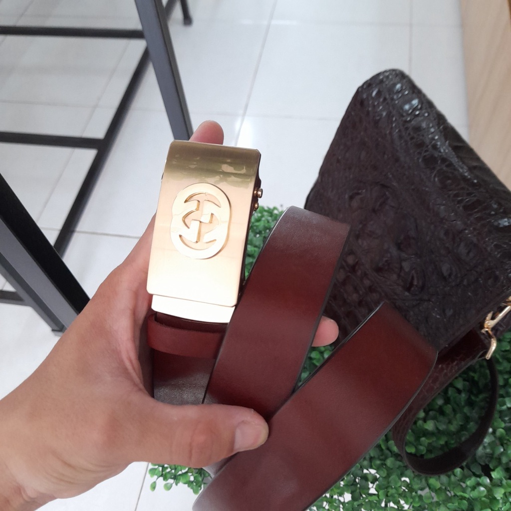 Thắt Lưng Nam Chất Liệu Da Bò Cao Cấp ( BH12 Tháng )