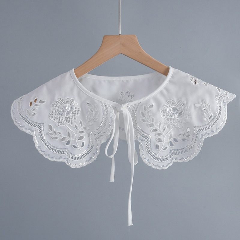 Cổ Áo Giả Thêu Họa Tiết Phong Cách Hán Phục Cổ Điển