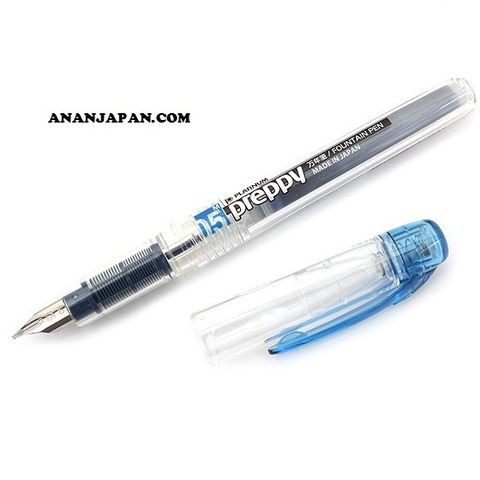 Bút máy Platinum Preppy 05  blue black - Made in Japan