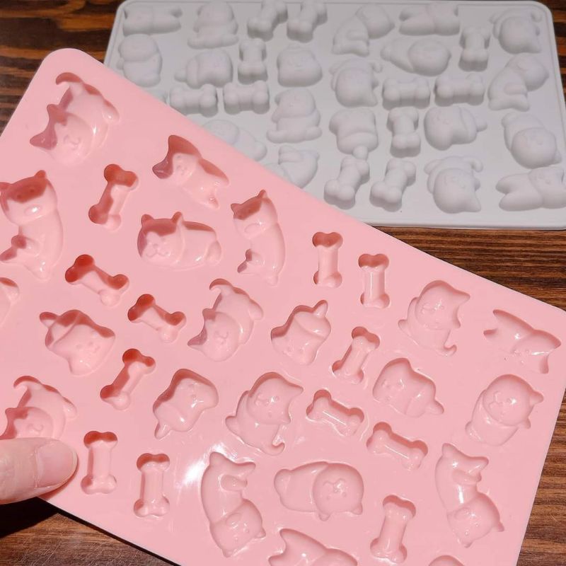 Khuôn Silicone Làm Đá/ Socola/ Kẹo Dẻo/ Rau Câu, Loại Tốt Dày Dặn Sắc Nét