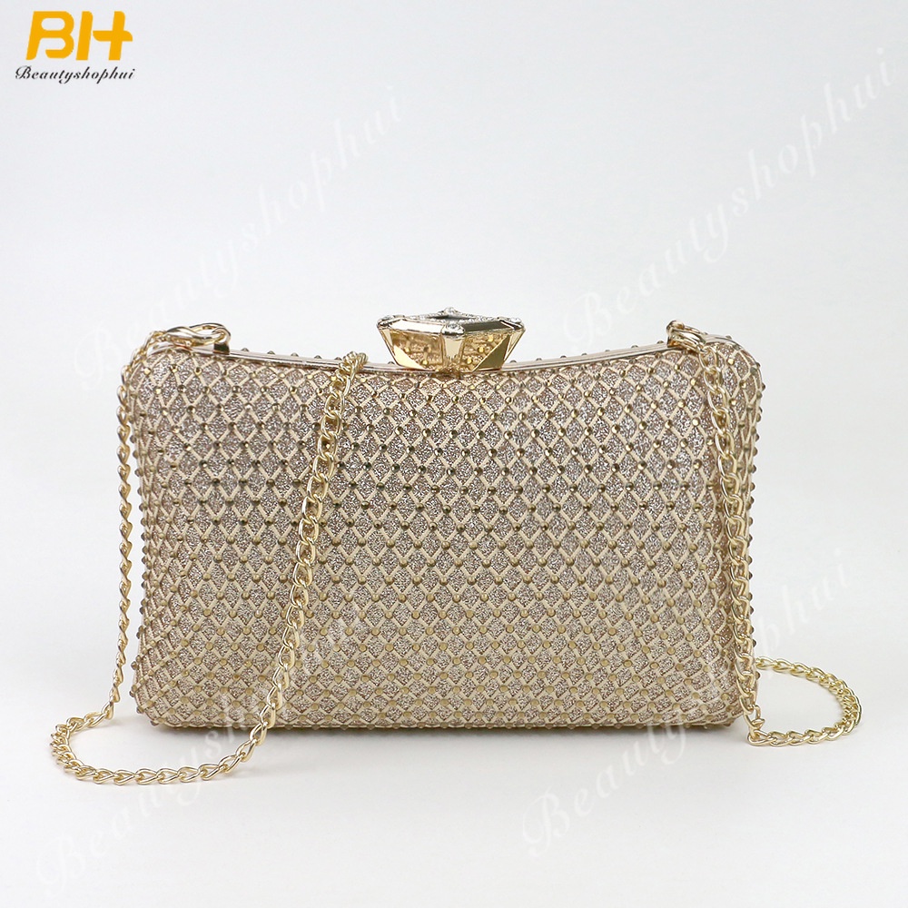Ví Cầm Tay Cỡ Lớn 2022 Đính Đá Trang Trí Sang Trọng Hợp Thời Trang Cho Nữ