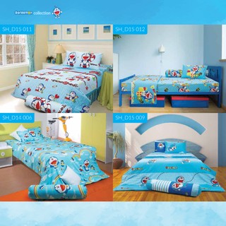Bộ chăn ga gối chun Doraemon D15 011