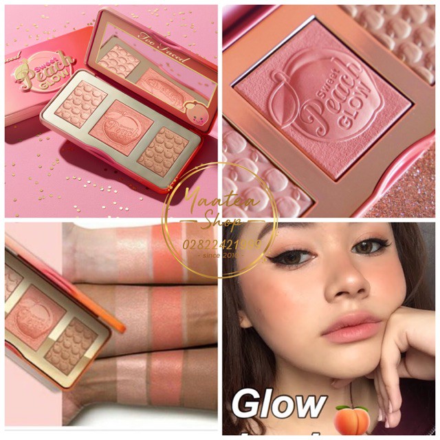Bảng má Sweet Peach Glow Too Faced