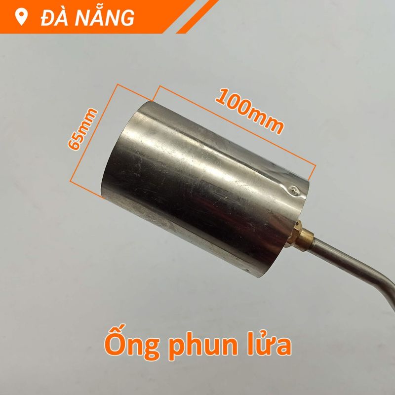 Khò ga công nghiệp đầu khò phi 6cm, cán dài 58cm, dây 2m (khò trâu, bò..)