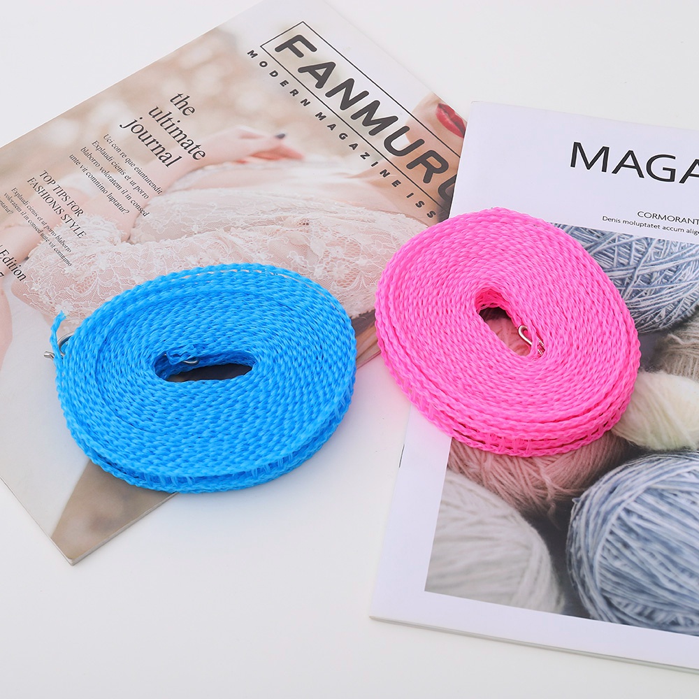 Cuộn Dây Phơi Quần Áo 5M Chống Trượt Chống Gió Nhiều Màu Sắc Đa Dạng