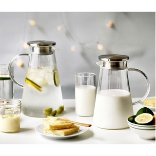 Ấm pha trà Deli inox 1800ml GPH28,bình pha trà thủy tinh ,bình ủ trà cao cấp,bình đựng nước 1800ml CS03
