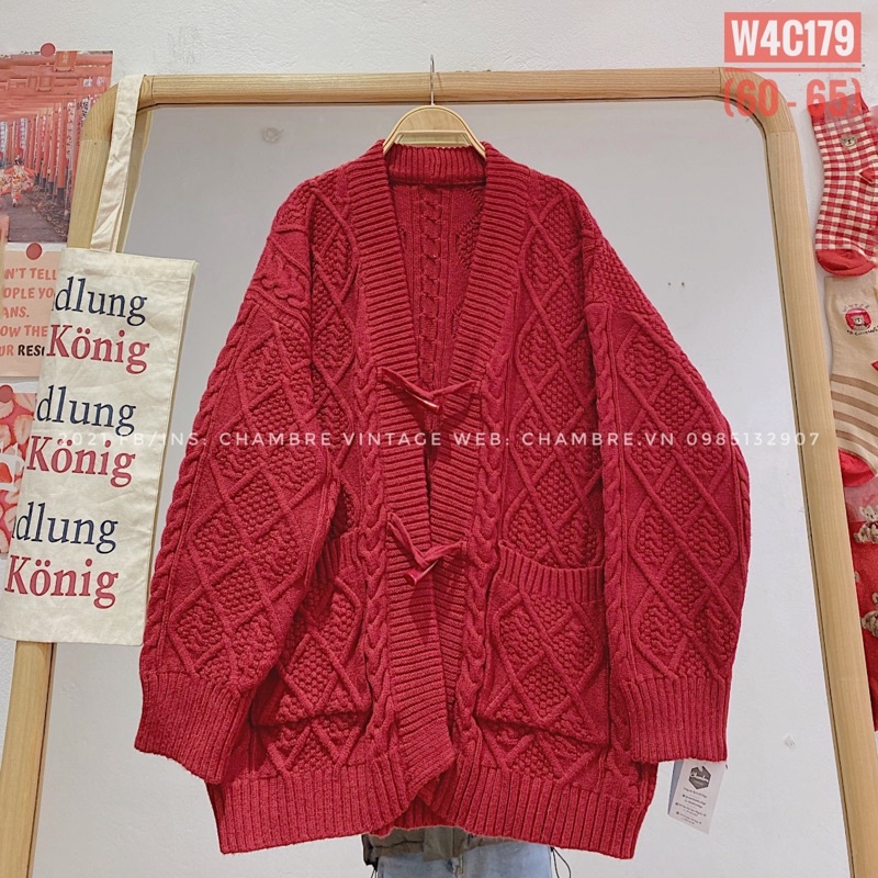 [ẢNH THẬT] Áo len khoác 2hand W4C179