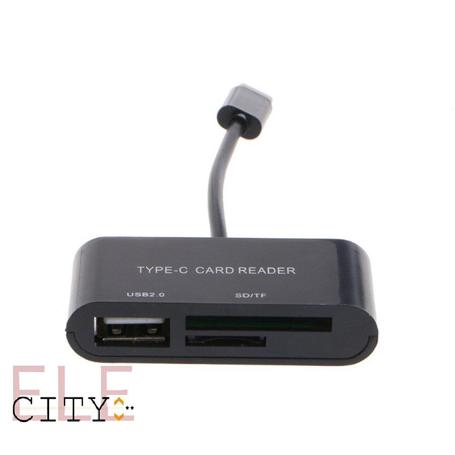 ✨kho sẵn sàng✨USB 3.1 Type C USB-C to Micro SD Card Reader Adapter tf Macbook PC mobile OTG