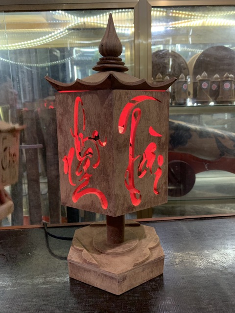 Đèn ngủ bằng vỏ quế 100%