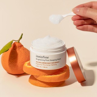 Mặt Nạ Ngủ Dưỡng Sáng Da 3 Trong 1 Innisfree Brightening Pore Sleeping Mask 100ml