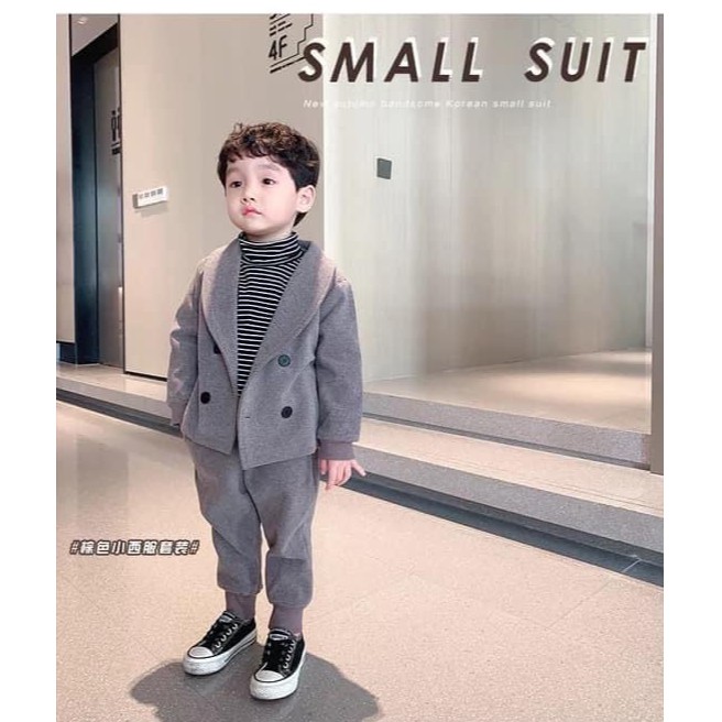 SET VEST DẠ TĂM 2 CHI TIẾT - HÀNG QUẢNG CHÂU CAO CẤP LOẠI 1 CHO BÉ TRAI 9-24Kg