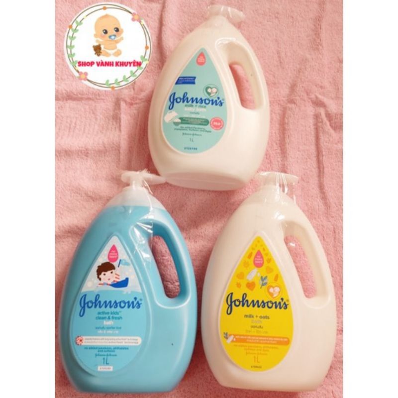 SỮA TẮM JOHNSON DƯỠNG ẨM CHAI 1000ml