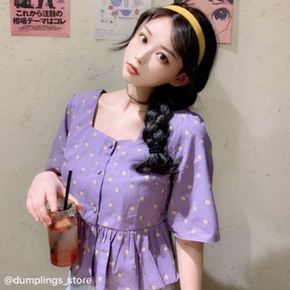 Áo babydoll hoa nhí