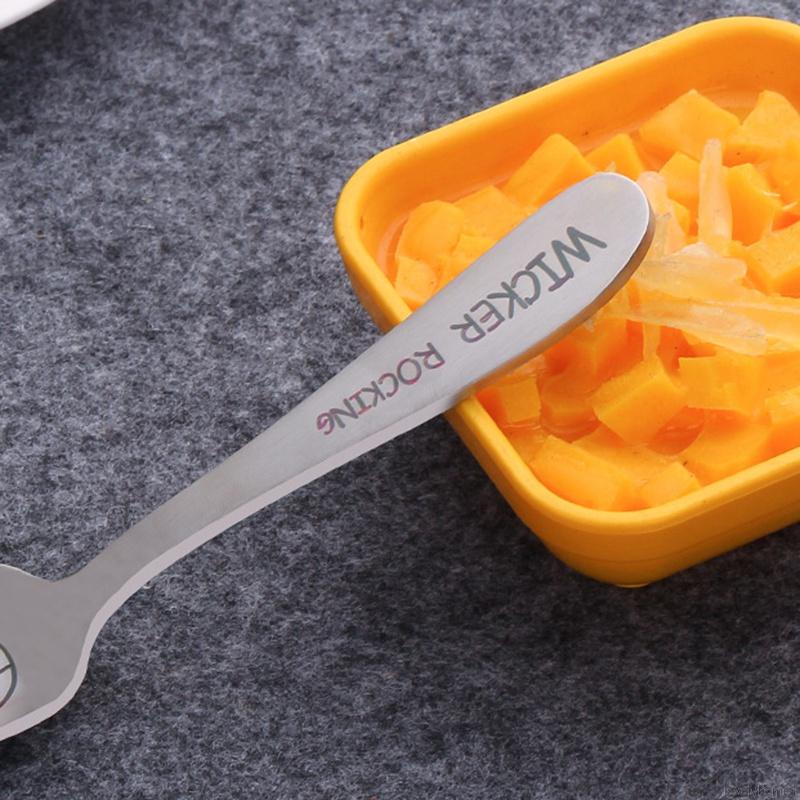 Đũa / muỗng / nĩa bằng thép không gỉ hình mặt cười hoạt hình phong cách Hàn Quốc vui nhộn
