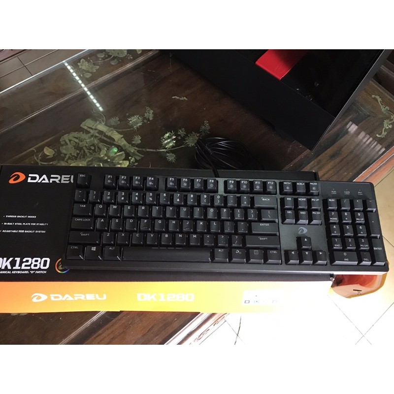 Bàn phím cơ Dareu DK1280 RGB - Blue Switch