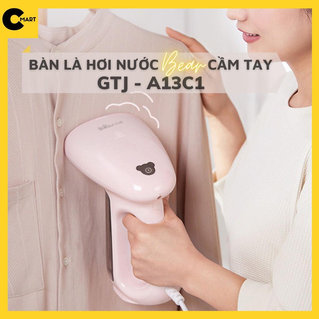 BÀN LÀ HƠI NƯỚC CẦM TAY BEAR CHÍNH HÃNG GTJ-A13C1 [CMART GIA DỤNG TIỆN ÍCH]