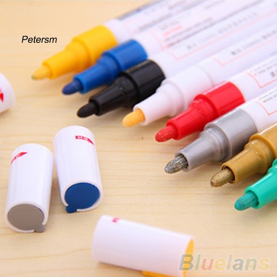 Bút đánh dấu sơn sửa chữa vết xước chống thấm nước với 12 màu tùy chọn