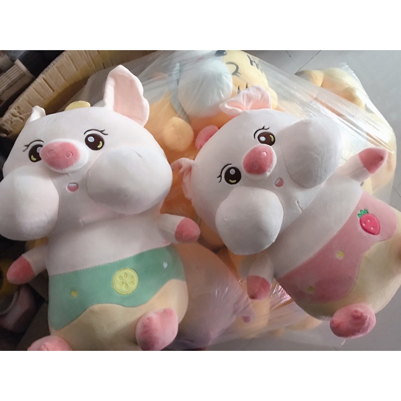 Gấu bông heo dâu tây siêu dễ thương (ảnh thật )- Quà tặng đáng yêu