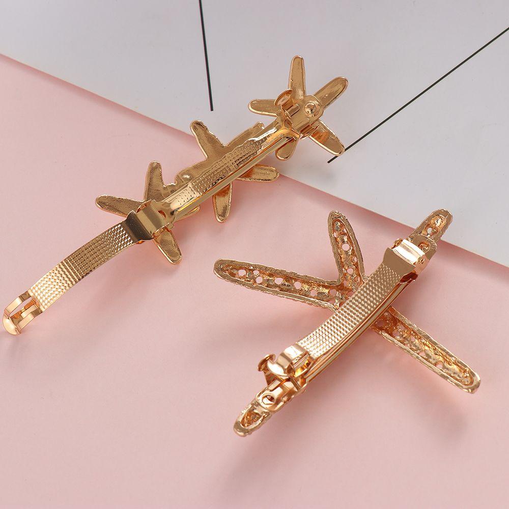 Kẹp Tóc Hình Chiếc Lá|Kẹp Tóc Kim Loại Hình Lông Vũ