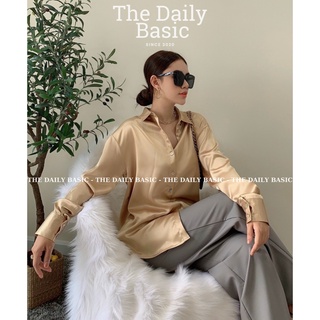(THE DAILY BASIC) - ÁO SƠ MI SUZIE SATIN