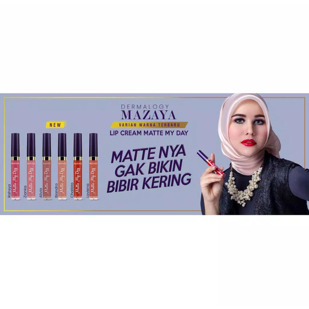 (hàng Mới Về) Son Kem Lì Mazaya My Day 7ml | BigBuy360 - bigbuy360.vn