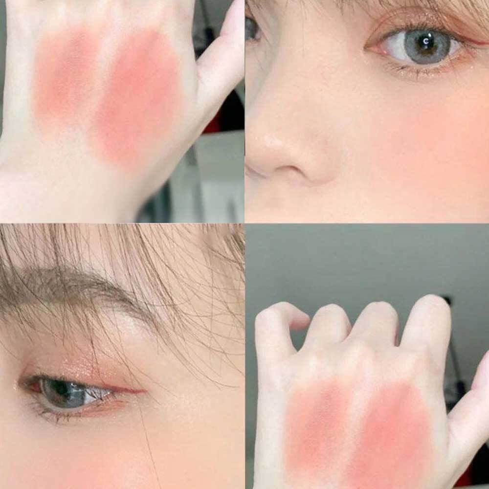☺❤ Bảng Phấn Má Hồng 6 Màu Tông Lì Mềm Mại Trang Điểm Làm Đẹp Cho Người Mới Bắt Đầu