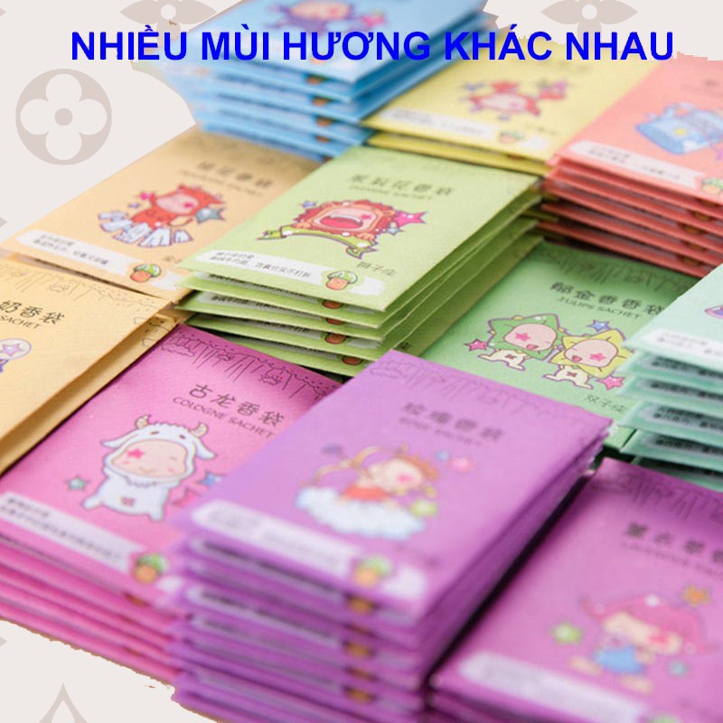 Túi Thơm Mini Siêu Thơm Để Tủ Quần Áo, Treo Xe Oto Giá Rẻ