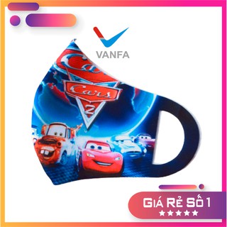 Khẩu Trang CAR 3D Cho Bé 3 - 7 Tuổi