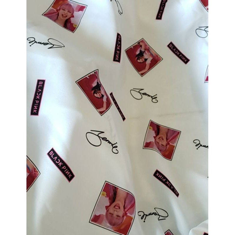 vải Blackpink may Scrunchies