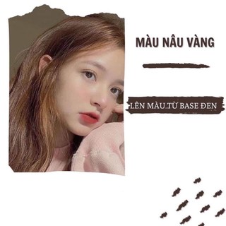 Combo thuốc nhuộm tóc màu nâu vàng